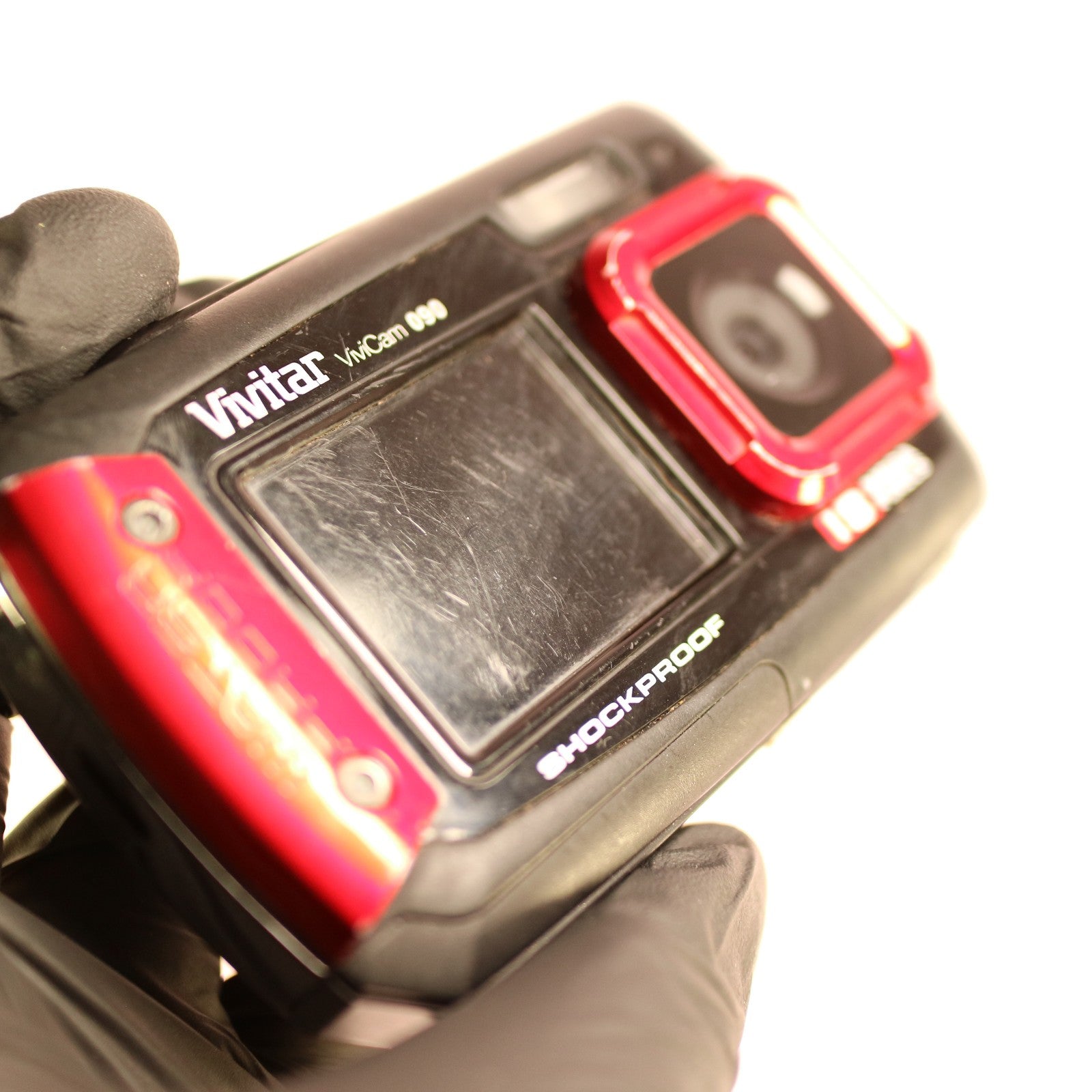 Vivitar Digital Camera Vivicam 090 18.0MP Underwater Selfie Screen Red Tested