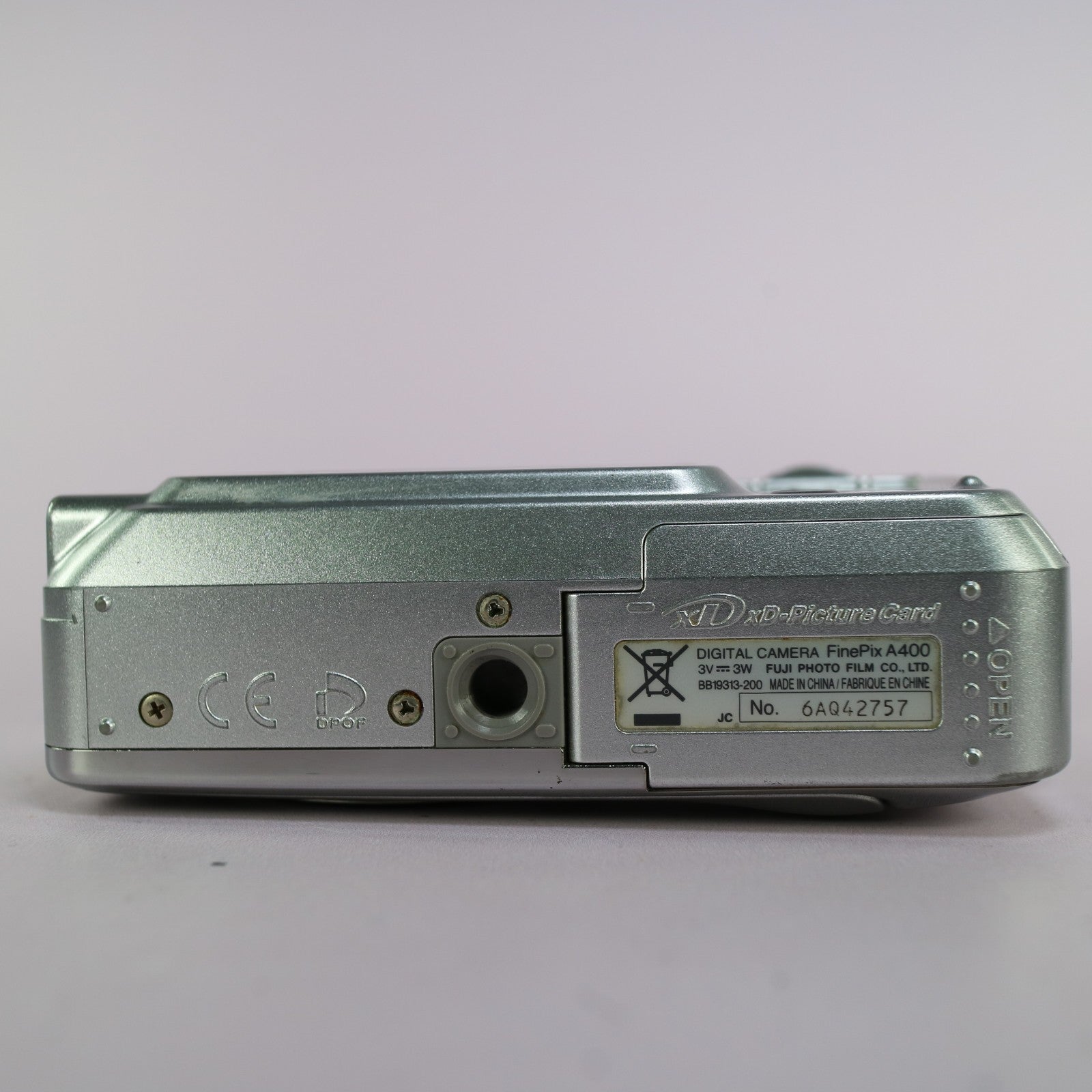 Fujifilm Digital Camera FinePix A400 4.1MP Silver Tested With xD Card