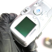 Samsung Digital Camera Digimax U-CA4 4.1MP Silver Tested Full Working Set