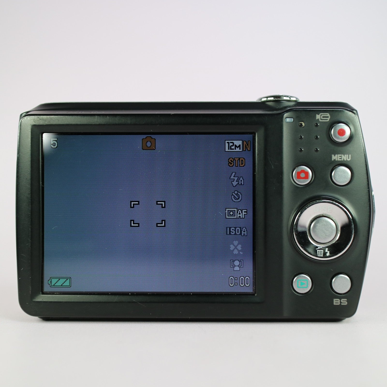 Casio Digital Camera Exilim EX-Z16 12.1MP Black Tested Full Working Set