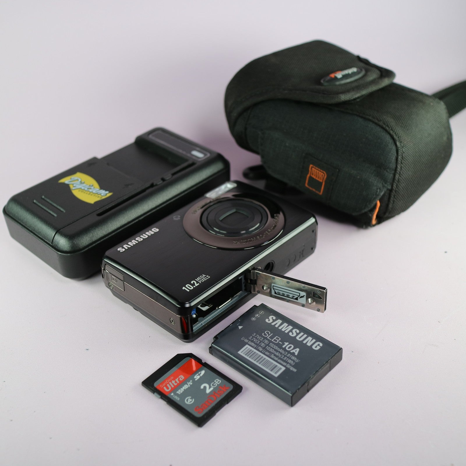 Samsung Digital Camera PL50 10.2MP Black Tested Full Working Set