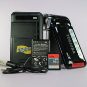 Toshiba Camileo P100 Compact Handheld HD Video Camcorder Black Tested