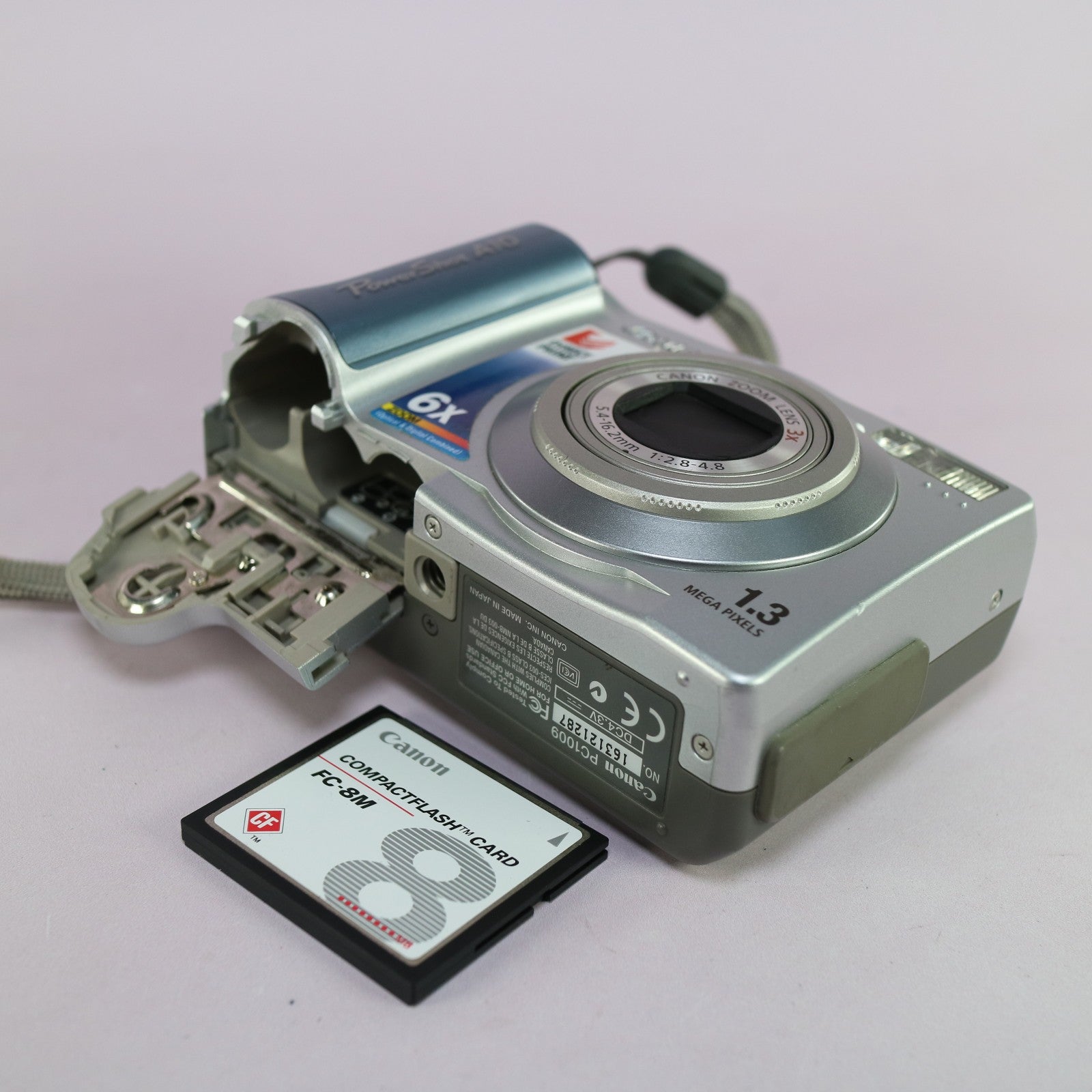 Canon Digital Camera PowerShot A10 1.3MP Silver Tested – Digicam