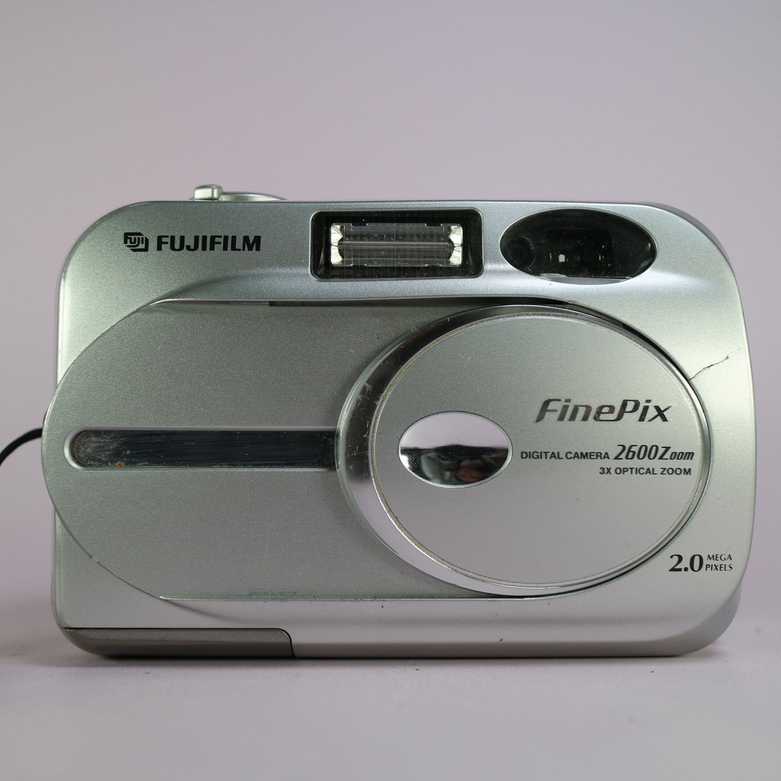 Fujifilm Digital Camera FinePix 2600 Zoom 2.0MP Silver Tested