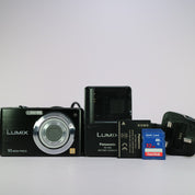 Panasonic Digital Camera Lumix DMC-FS8 10.1MP Black Tested Full Working Set