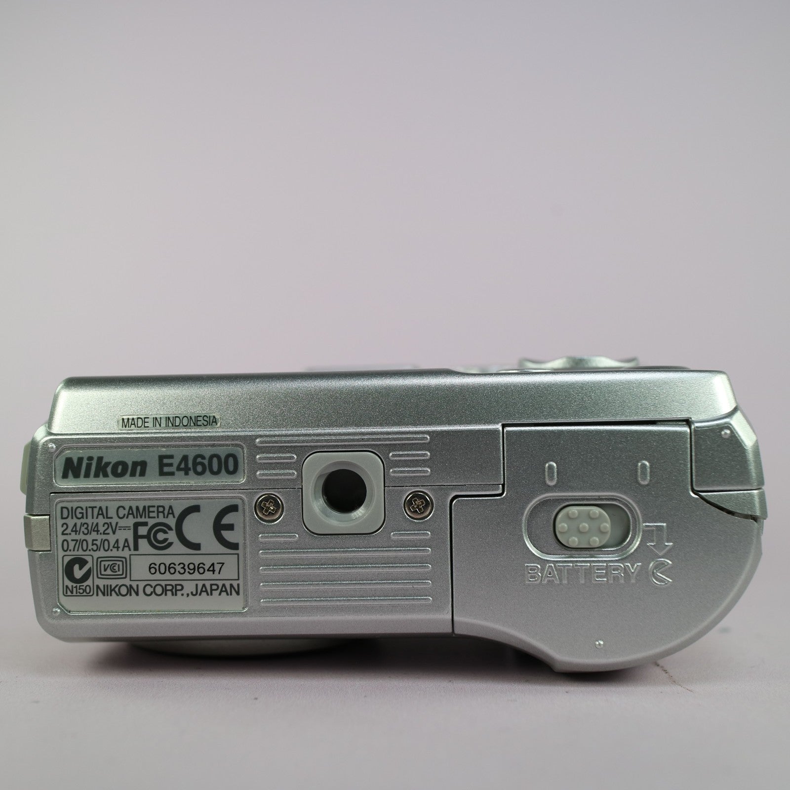 Nikon Digital Camera Coolpix 4600 4.0MP Silver Tested