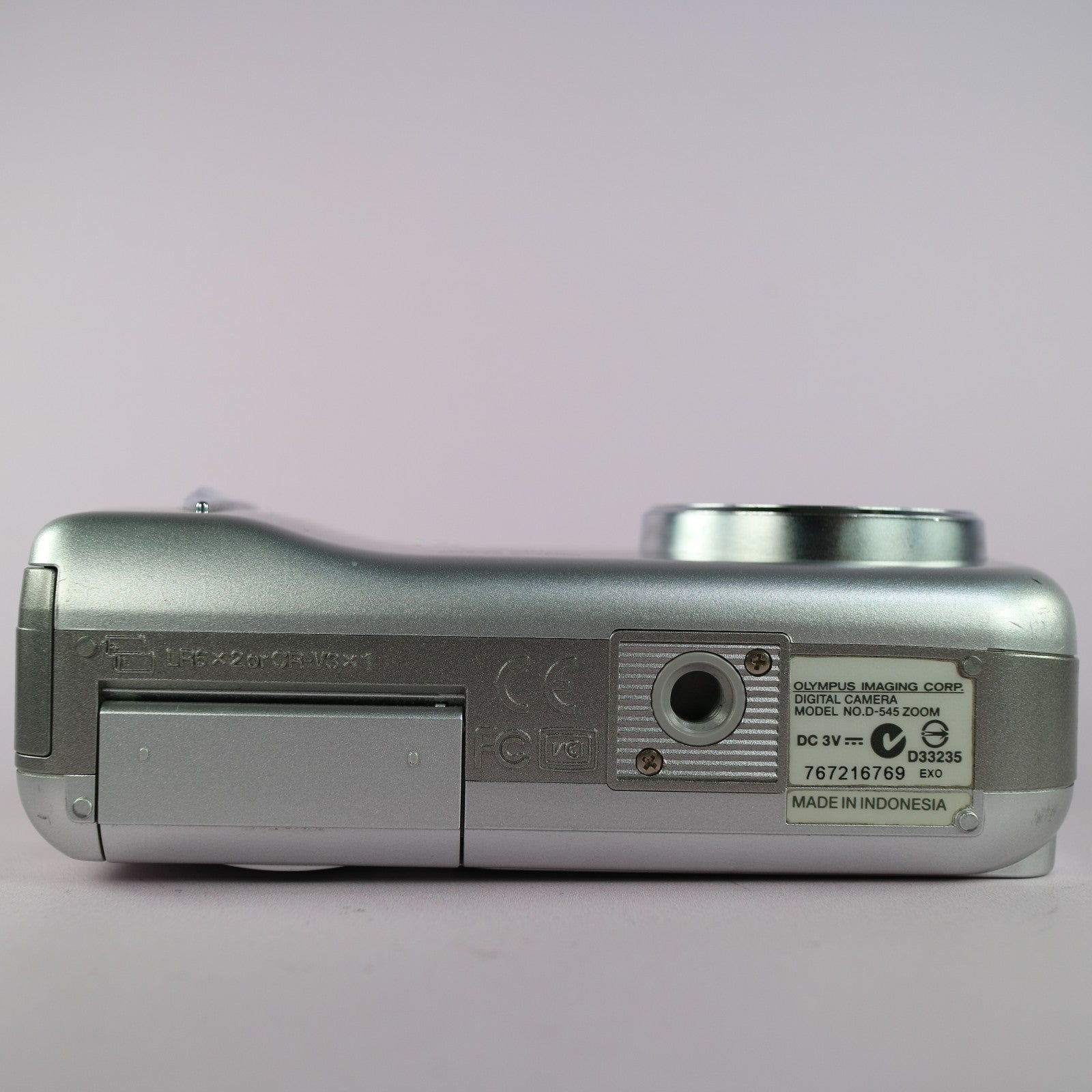 Olympus Digital Camera Camedia D-545 Zoom 4.0MP Silver Tested
