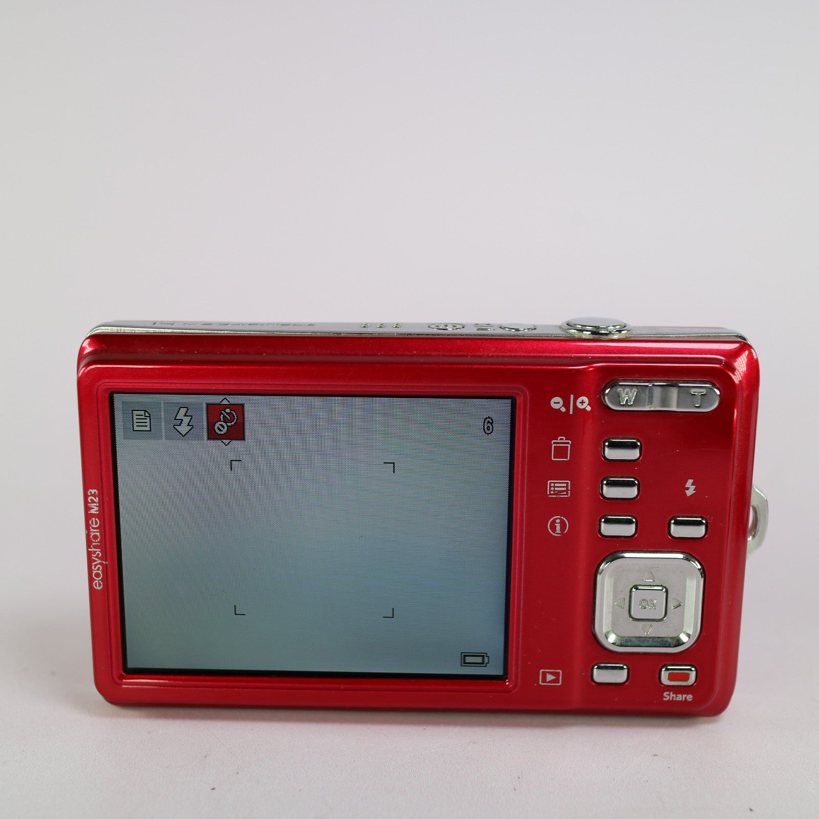 Kodak Digital Camera EasyShare M23 14.0MP Red Tested Full Working Set