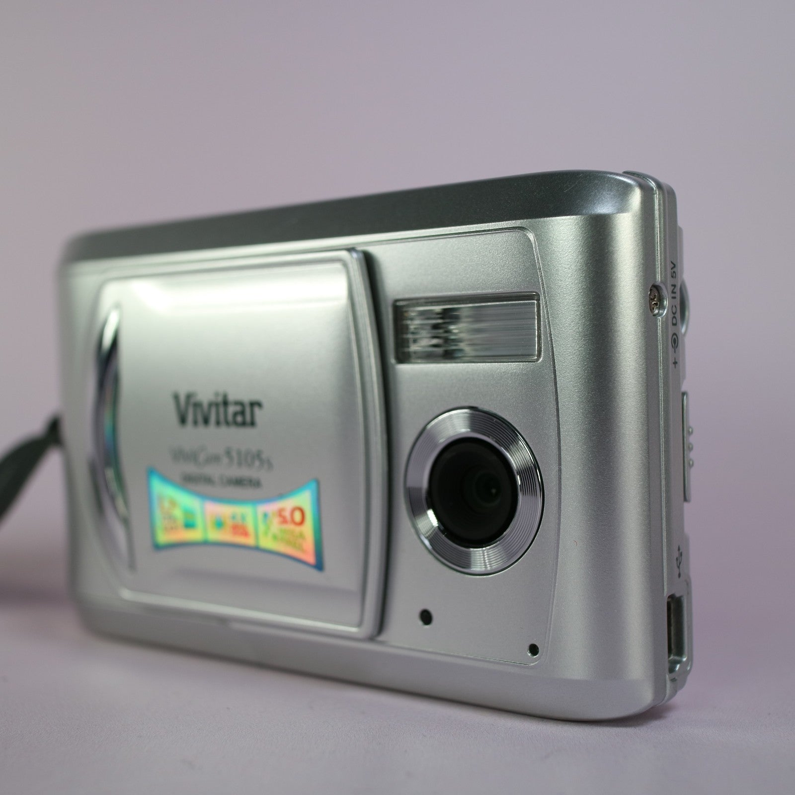 Vivitar Digital Camera Vivicam 5105s 5.0MP Silver Tested