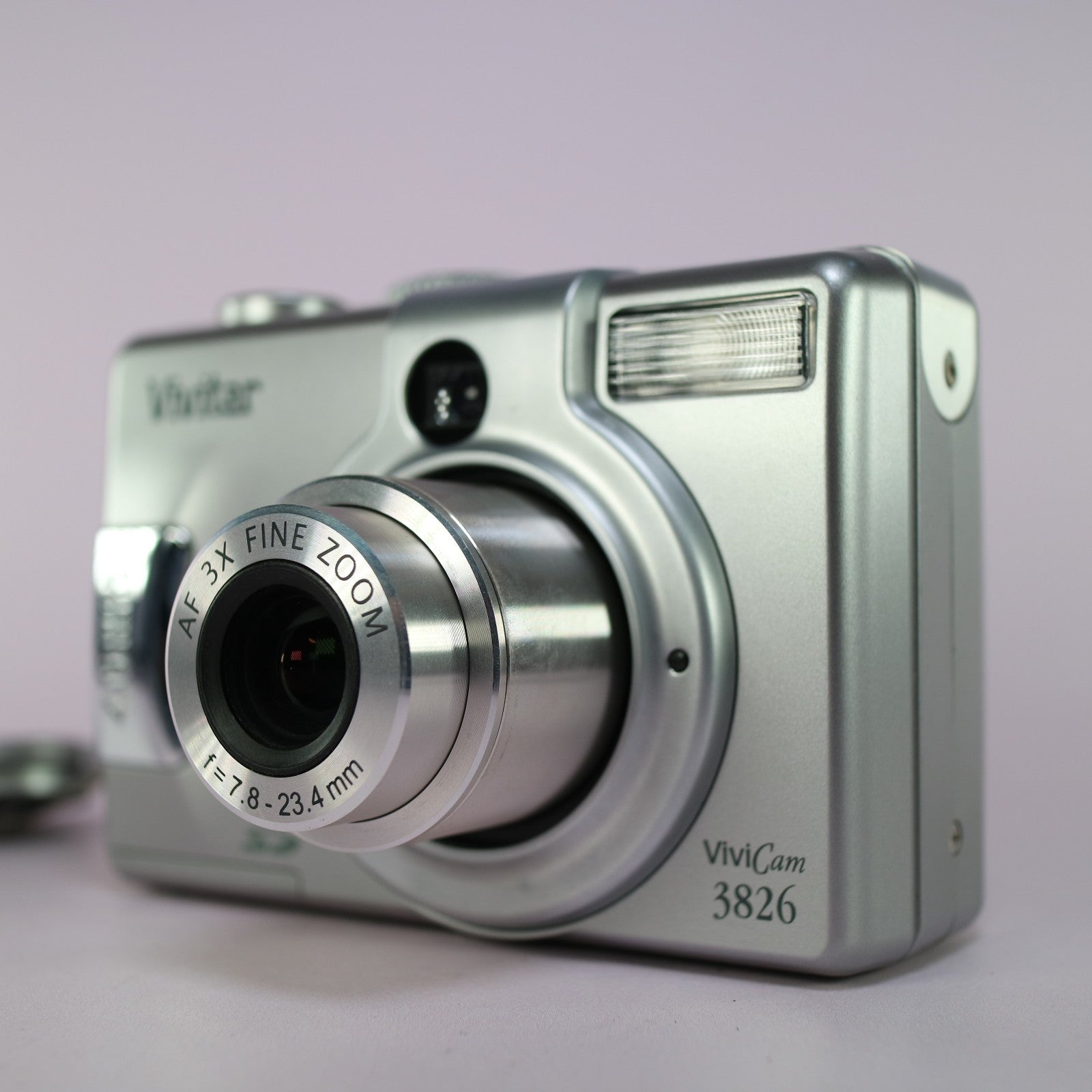 Vivitar Vivicam 3826 4.0MP Compact Digital Camera Silver Tested