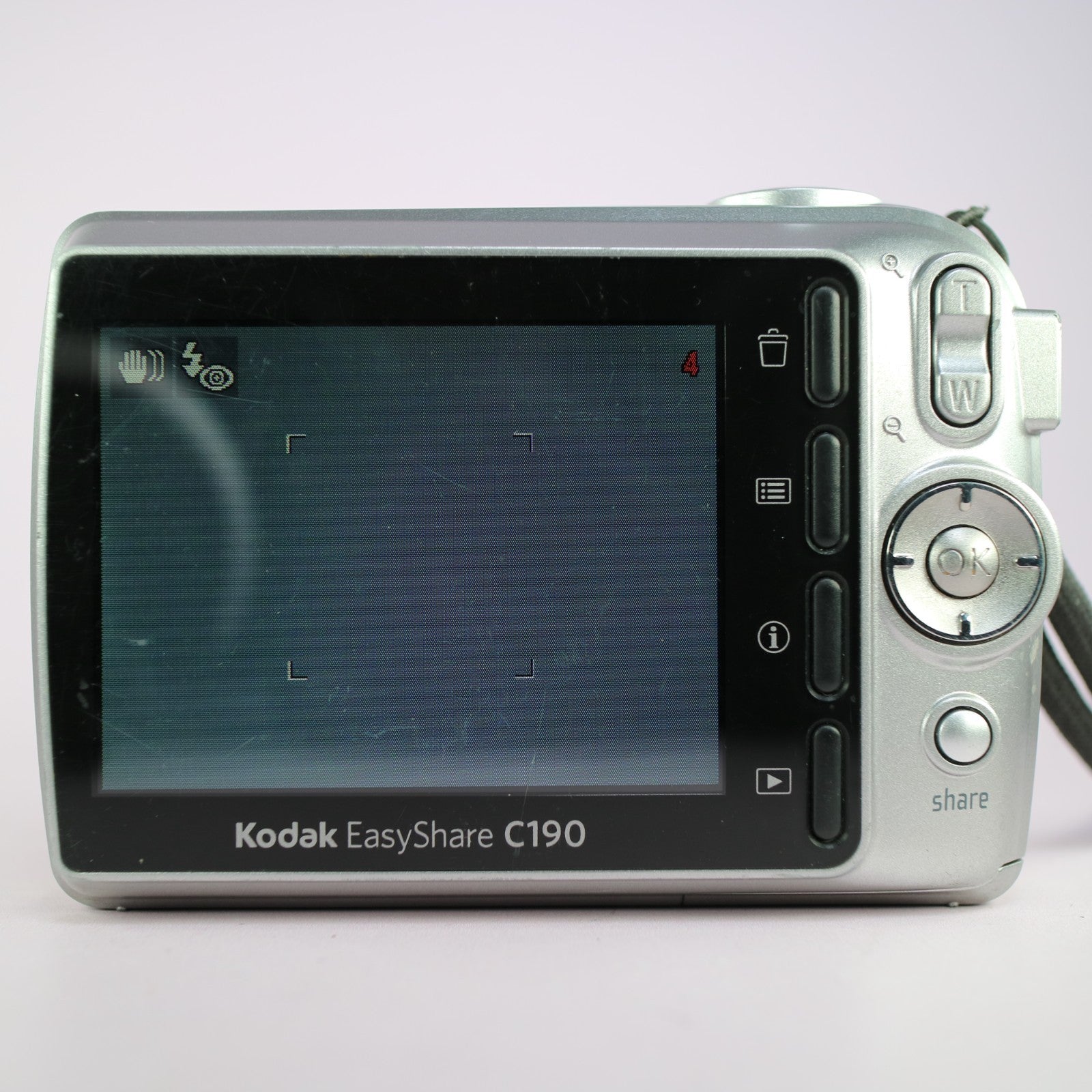 Kodak Digital Camera EasyShare C190 12.0MP Silver Tested