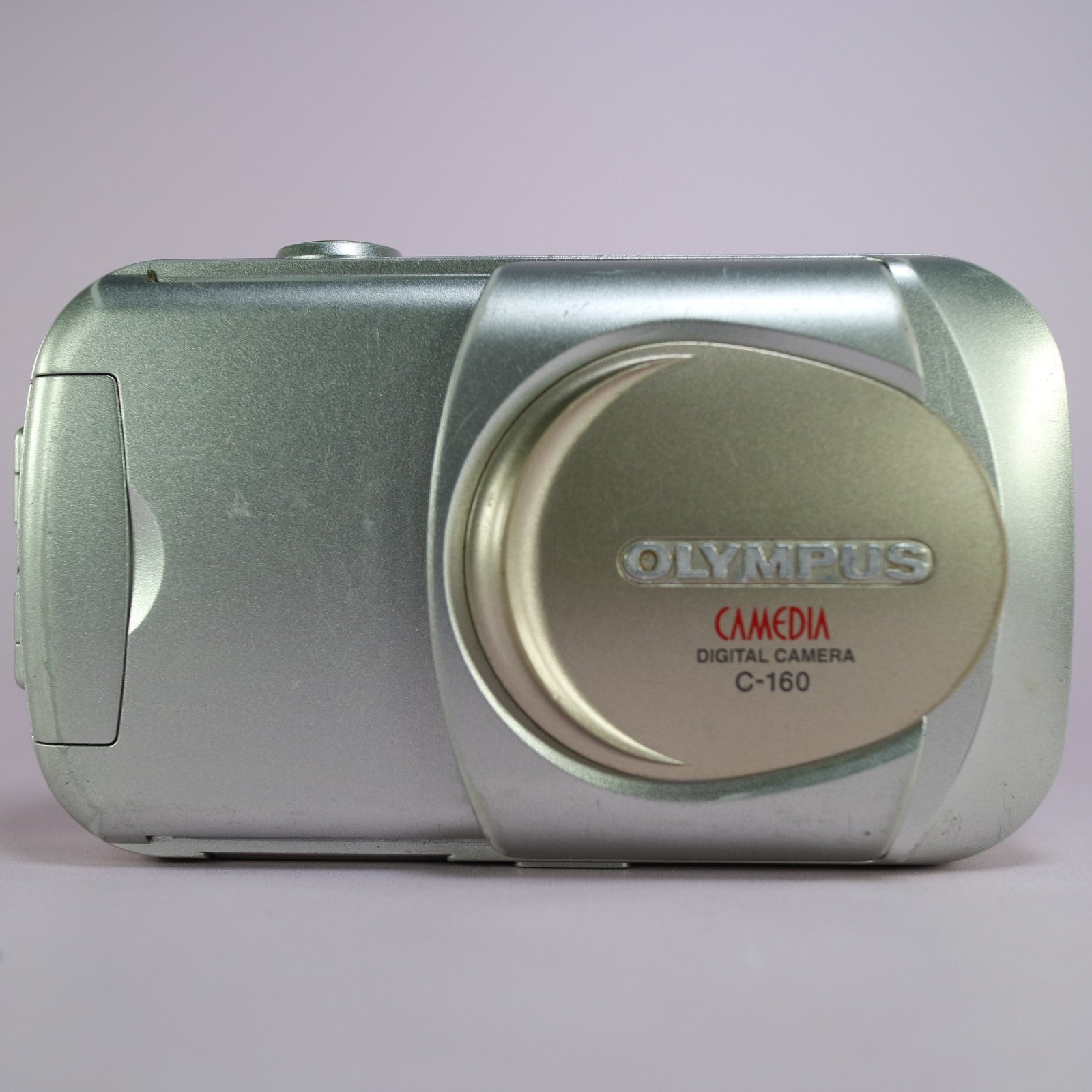 Olympus Camedia C-160 Zoom 2.0MP Compact Digital Camera Silver Tested