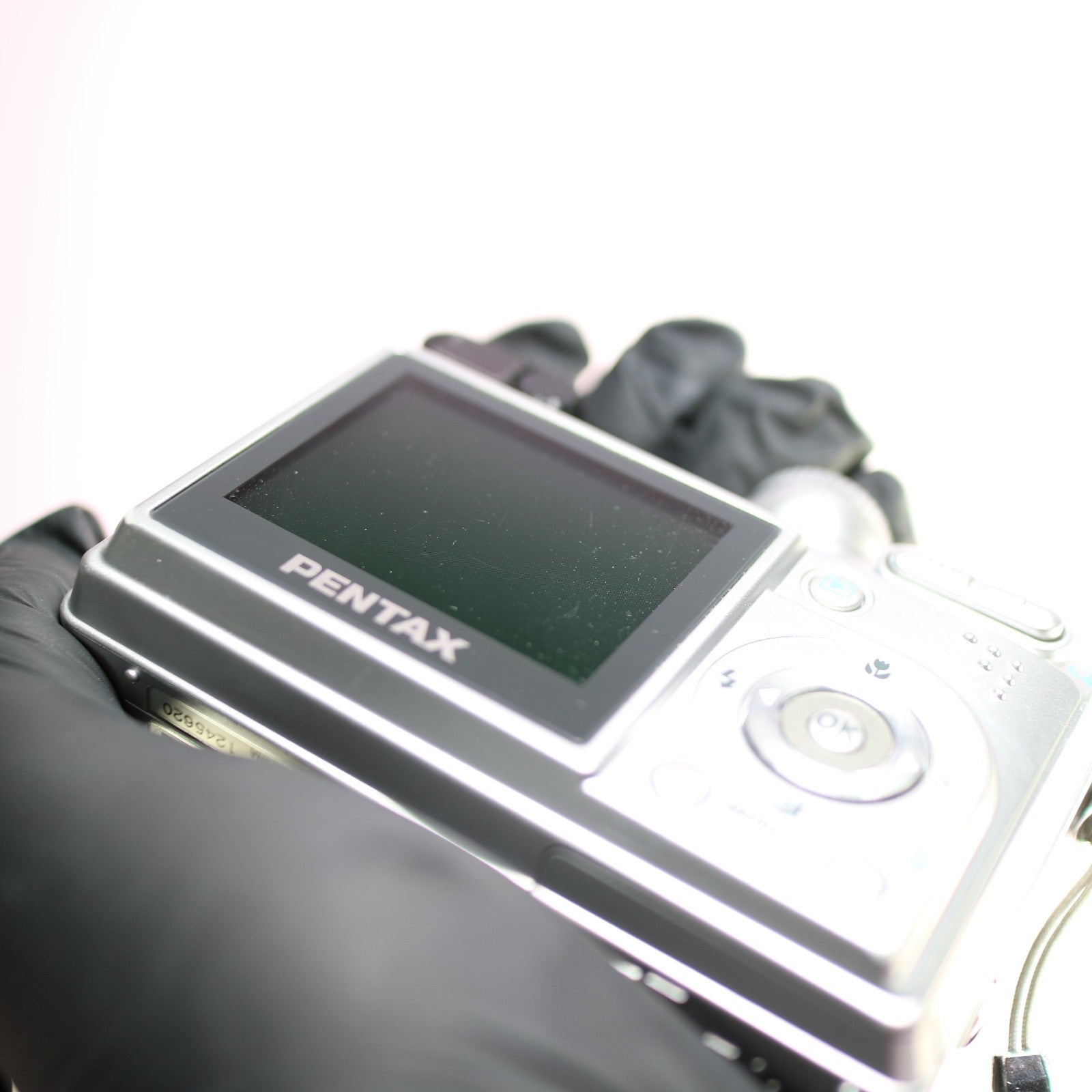Pentax Optio 60 6.0MP Compact Digital Camera Silver Tested