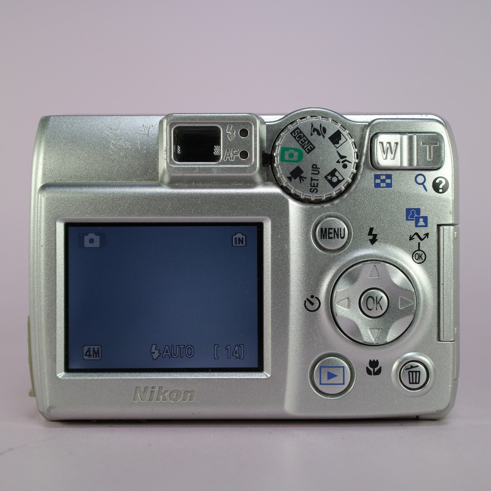 Nikon Digital Camera Coolpix 4600 4.0MP Silver Tested