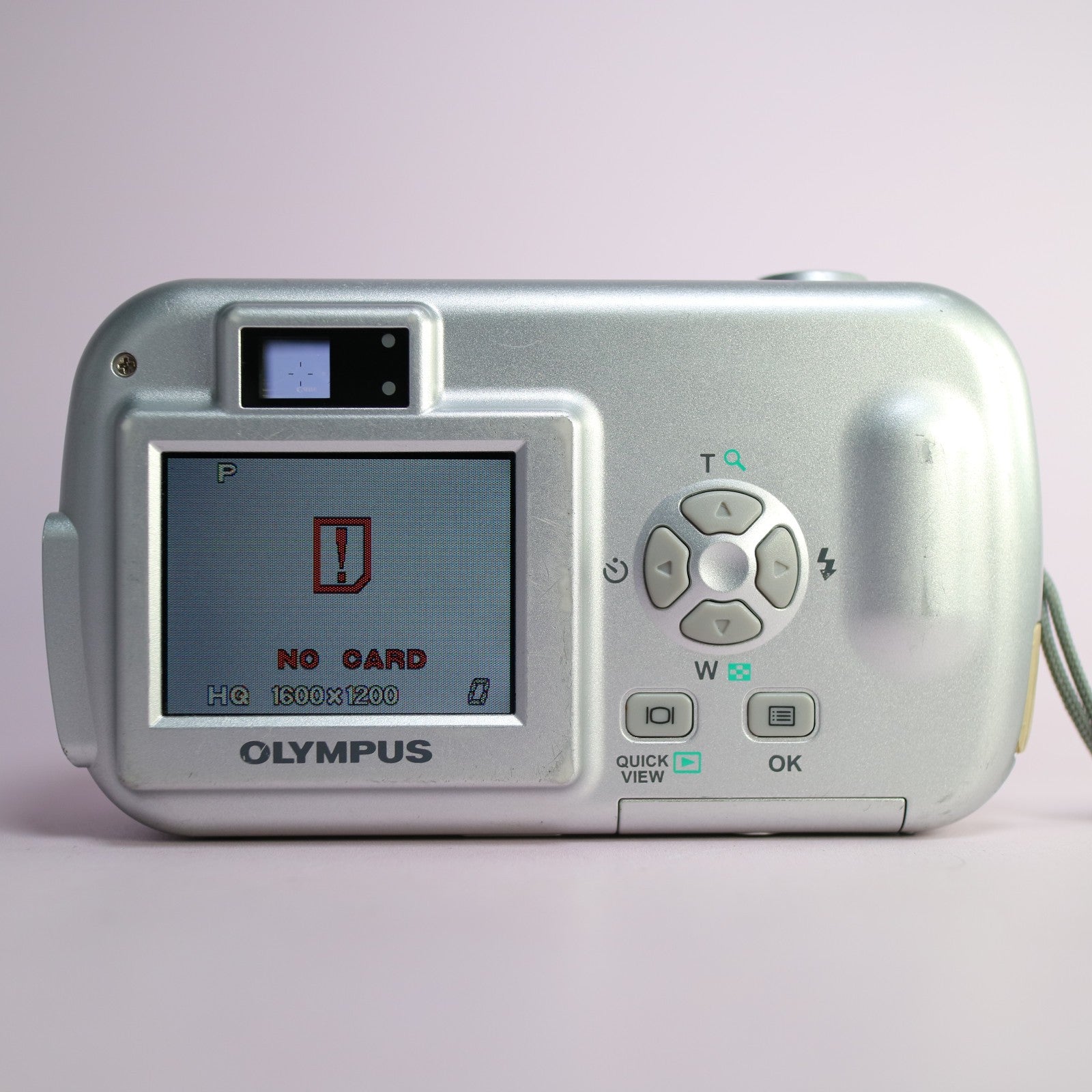Olympus Digital Camera Camedia D-390 2.0MP Silver Tested