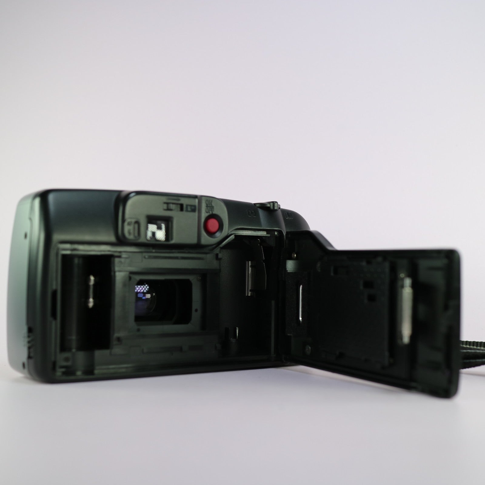Ricoh RZ-105 SF Date 35mm Film Point and Shoot Camera Silver Tested