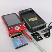 Kodak Digital Camera EasyShare MD1063 10.3MP Red Tested Full Working Set