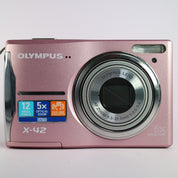 Olympus Digital Camera X-42 12.0MP Pink Tested
