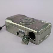 Minolta Riva Zoom 115 35mm Film Point and Shoot Camera Silver Tested