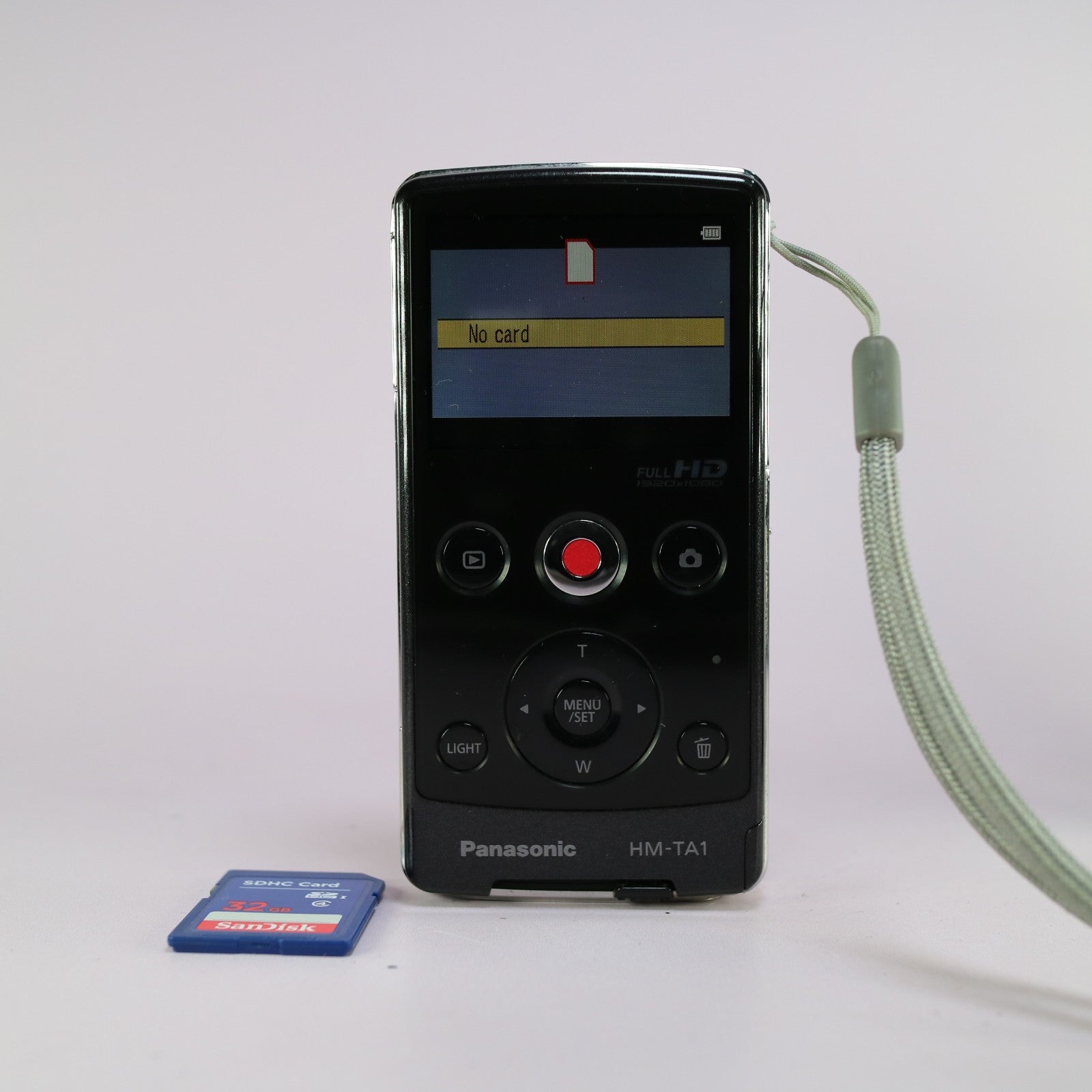 Panasonic HM-TA1 High Definition Handheld Camcorder Black Tested Full Set