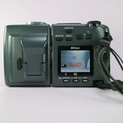 Nikon Digital Camera Coolpix 995 3.2MP Black Tested Full Working Set