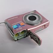 Olympus Digital Camera X-42 12.0MP Pink Tested