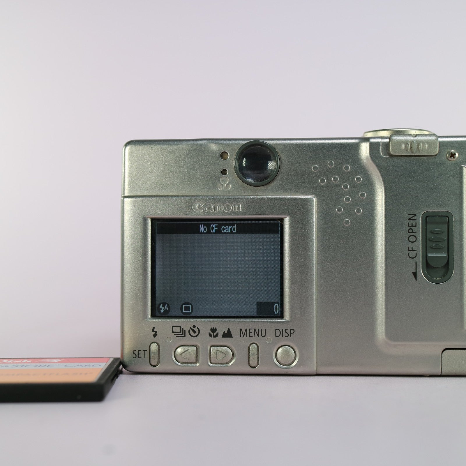 Canon Digital Camera IXUS V 2.1MP Silver Tested Full Working Set