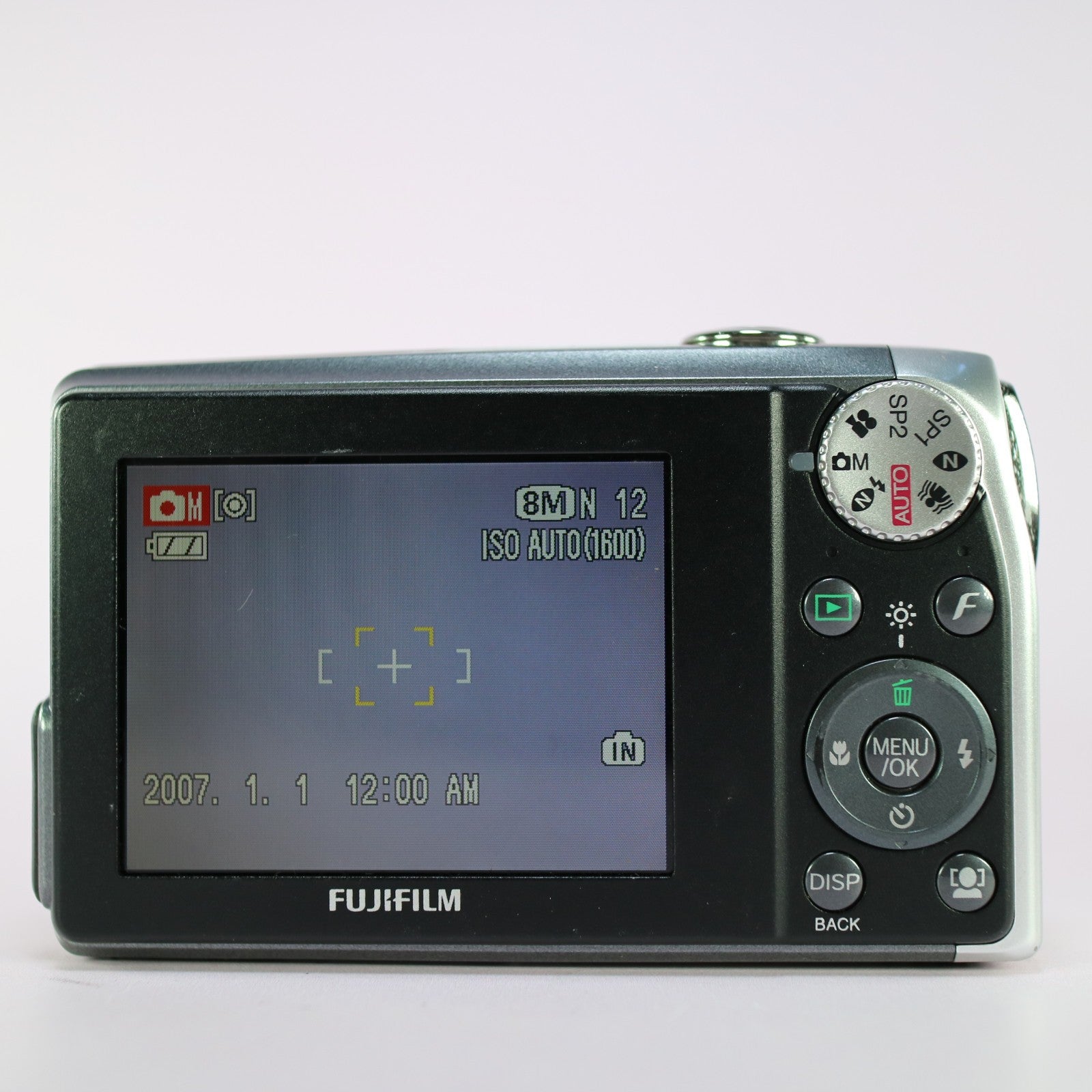Fujifilm Digital Camera FinePix F40fd 8.3MP Silver Tested Full Working Set