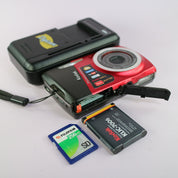 Kodak Digital Camera EasyShare M531 12.0MP Red Tested Full Working Set