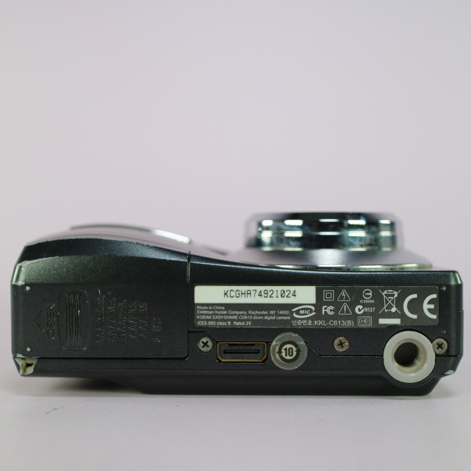 Kodak Digital Camera EasyShare C613 6.0MP Black Tested