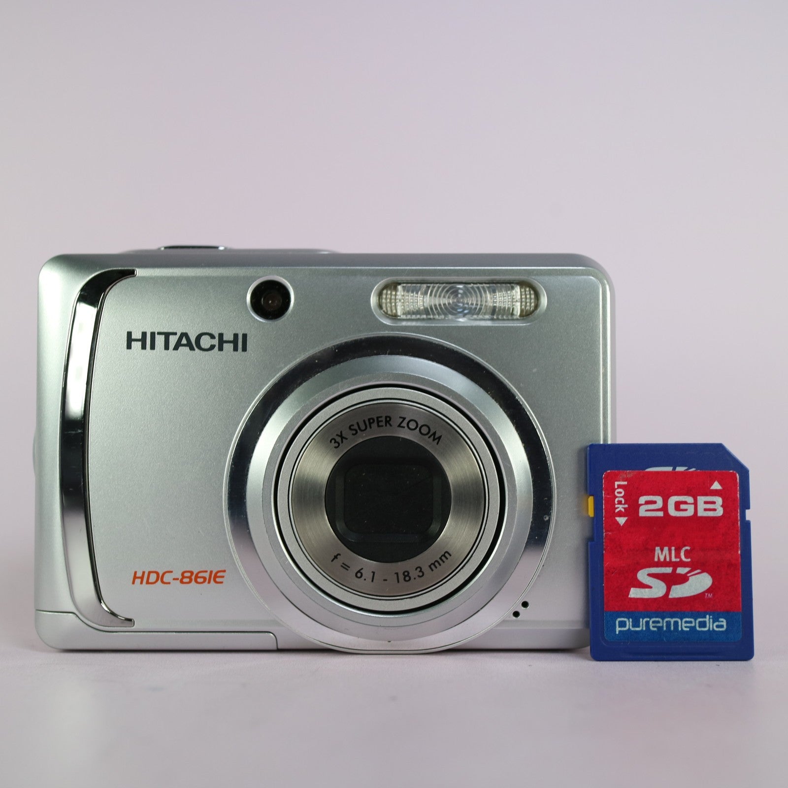 Hitachi Digital Camera HDC-861E 8.0MP Silver Tested