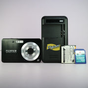 Fujifilm Digital Camera FinePix J15fd 8.2MP Black Tested Full Working Set