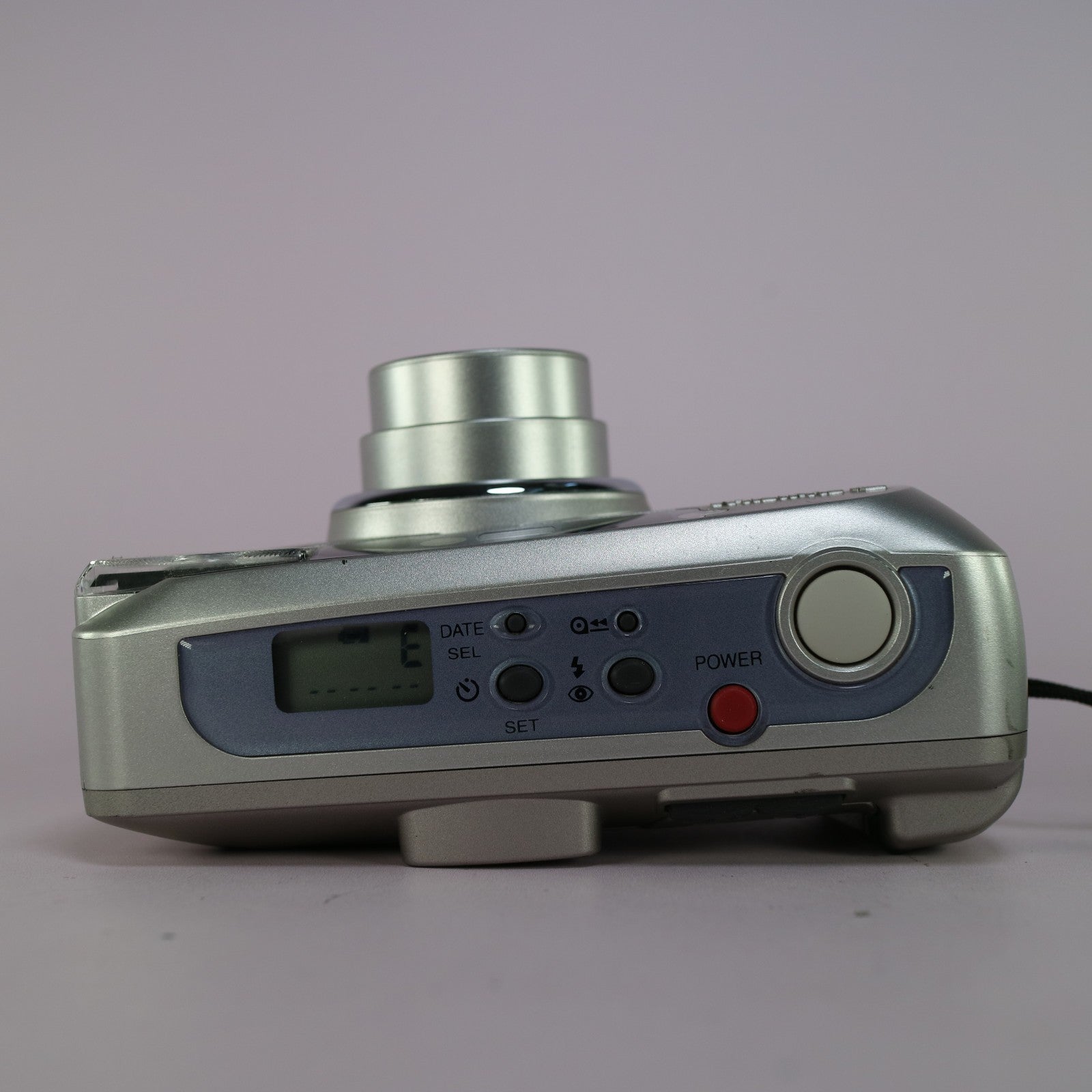 Fujifilm Zoom Date 90S 35mm Film Point and Shoot Camera Silver Tested