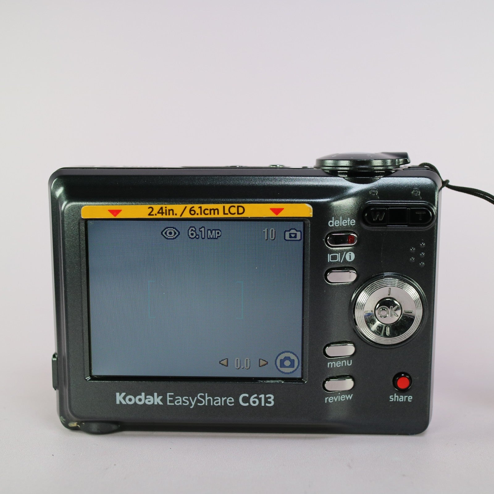 Kodak Digital Camera EasyShare C613 6.0MP Black Tested