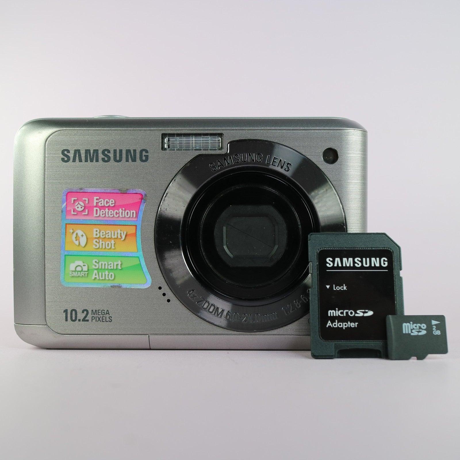 Samsung Digital Camera ES20 10.2MP Silver Tested