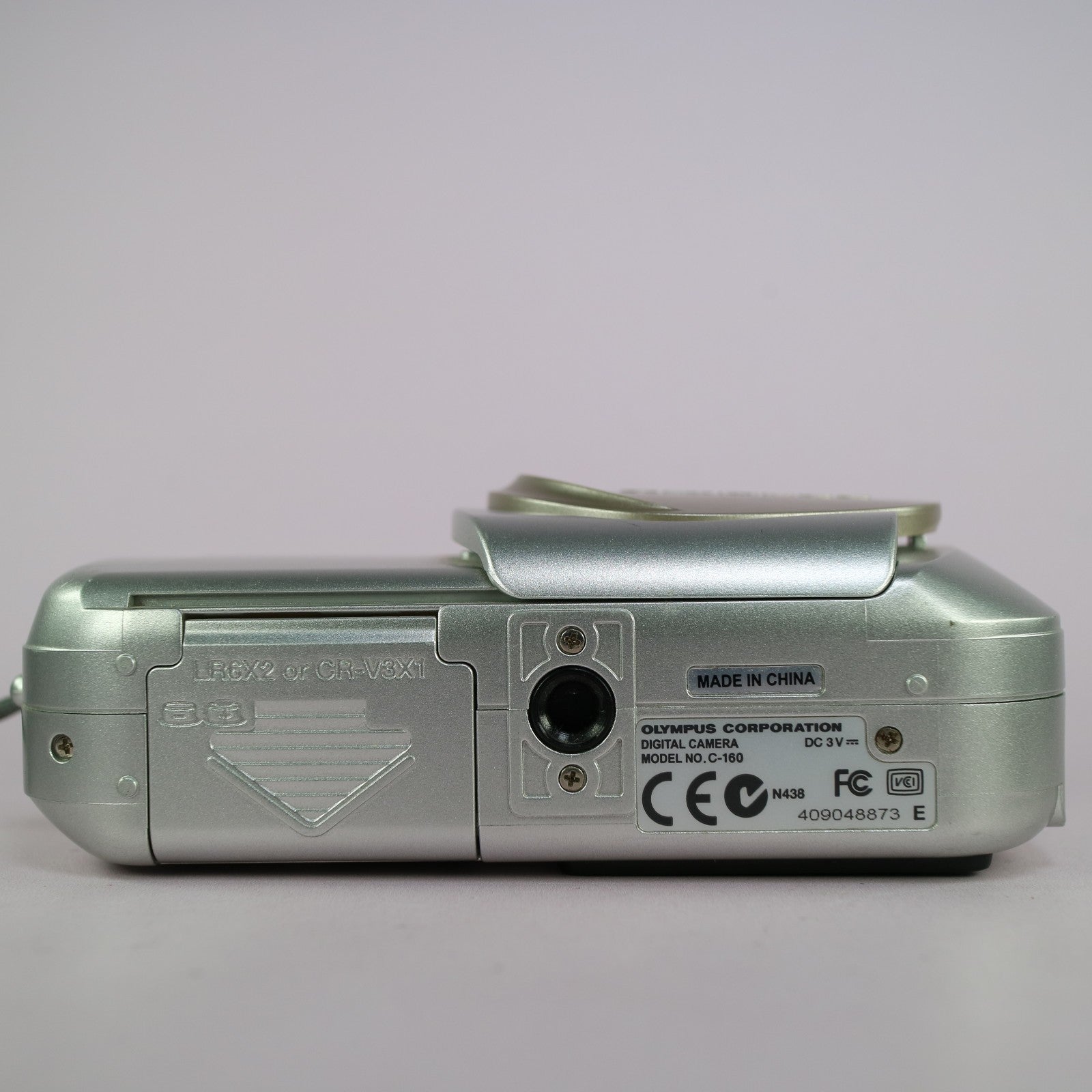 Olympus Camedia C-160 Zoom 2.0MP Compact Digital Camera Silver Tested