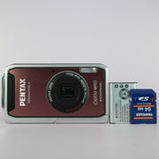 Pentax Underwater Digital Camera Optio W60 10.1MP Brown Tested