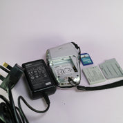 Sanyo Xacti VPC-C40 4.0MP Digital Camcorder Silver Tested Full Working Set