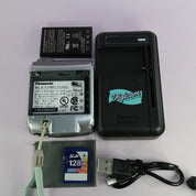 Panasonic D-snap SV-AV20 Multifunction Camcorder Silver Full Working Set