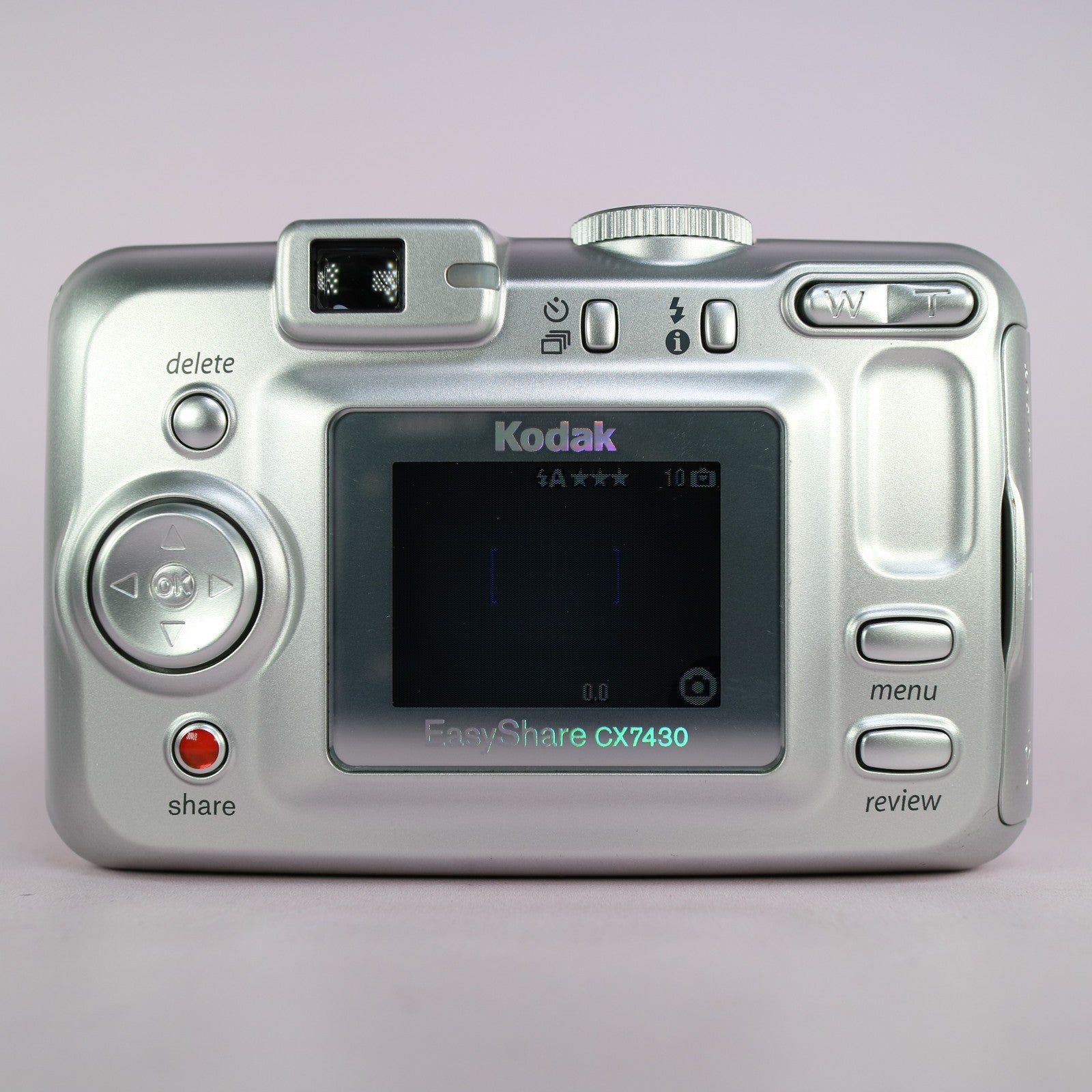 Kodak Digital Camera EasyShare CX7430 4.0MP Silver Tested
