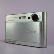 Sony Digital Camera Cybershot DSC-T70 8.1MP Silver Tested