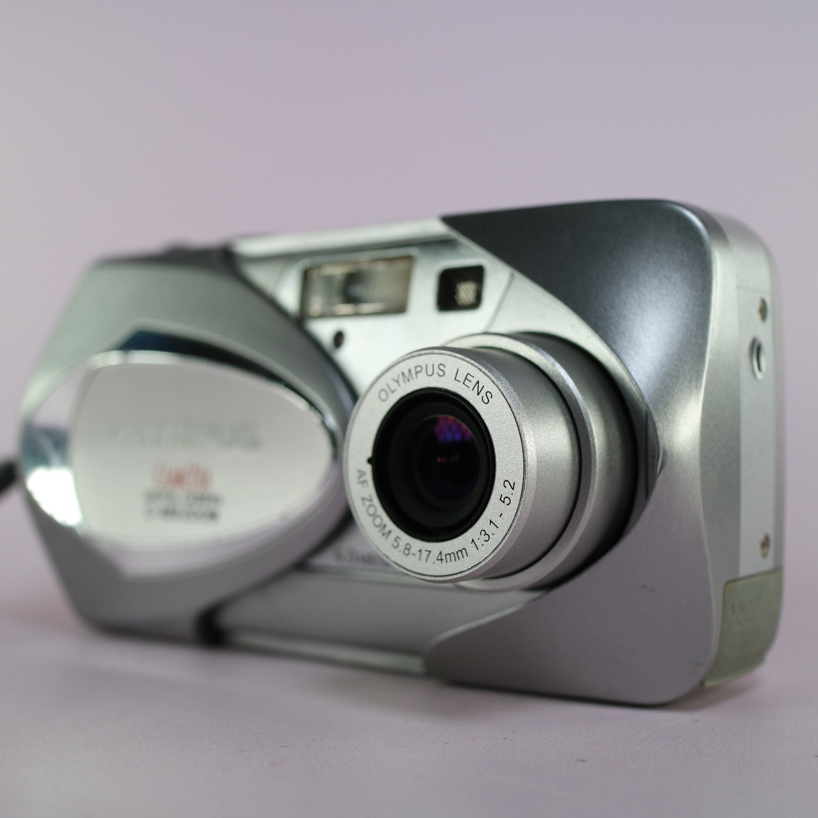 Olympus Digital Camera Camedia C-460 Zoom Del Sol 4.0MP Silver Tested