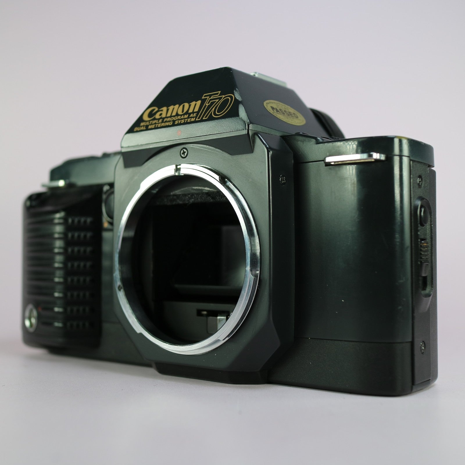 Canon T70 35mm Film SLR Camera Black Body Only Tested