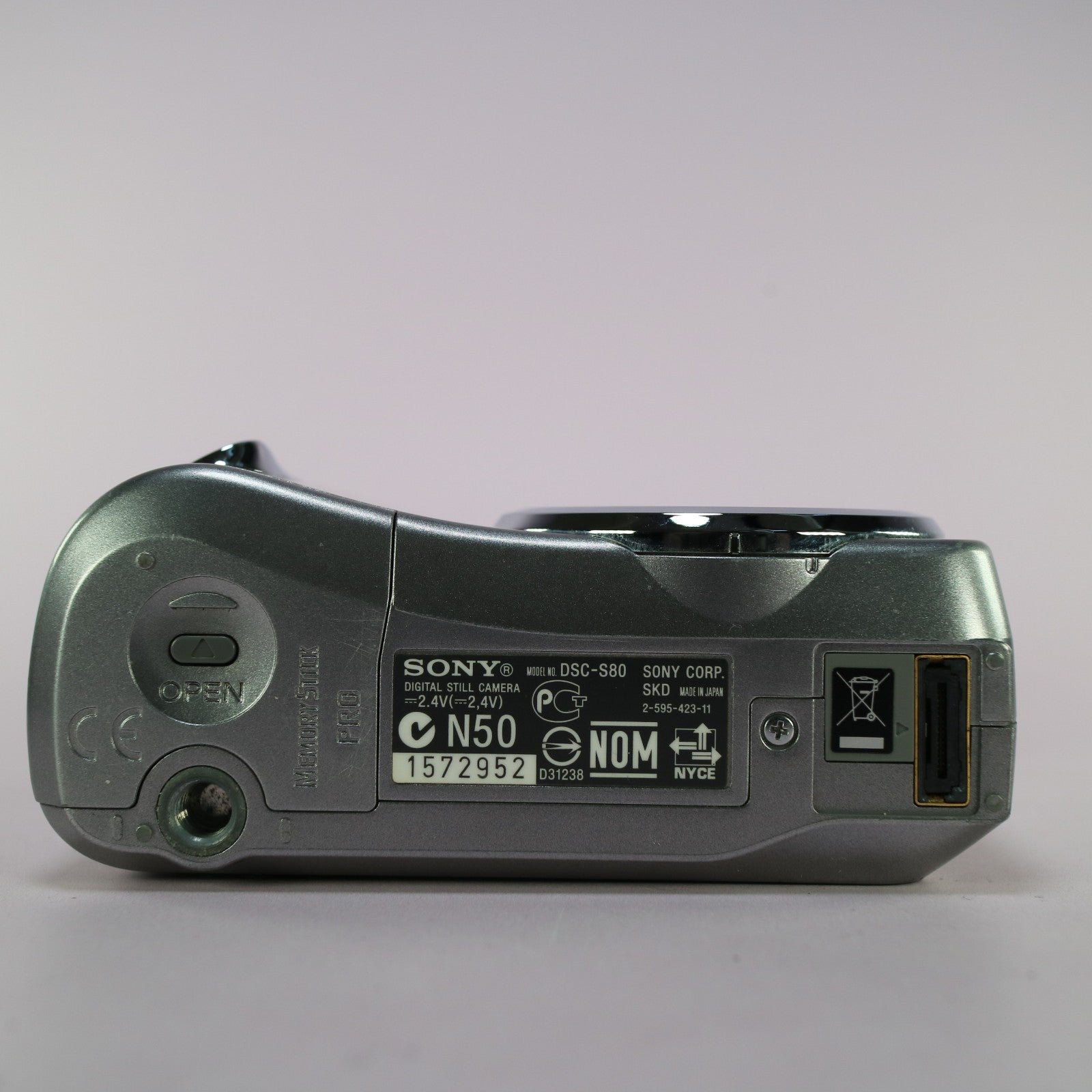 Sony Digital Camera Cybershot DSC-S80 4.1MP Silver Tested