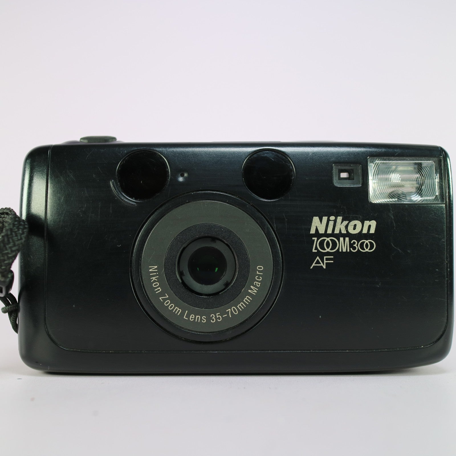 Nikon Zoom 300 AF 35mm Film Point And Shoot Camera Black Tested