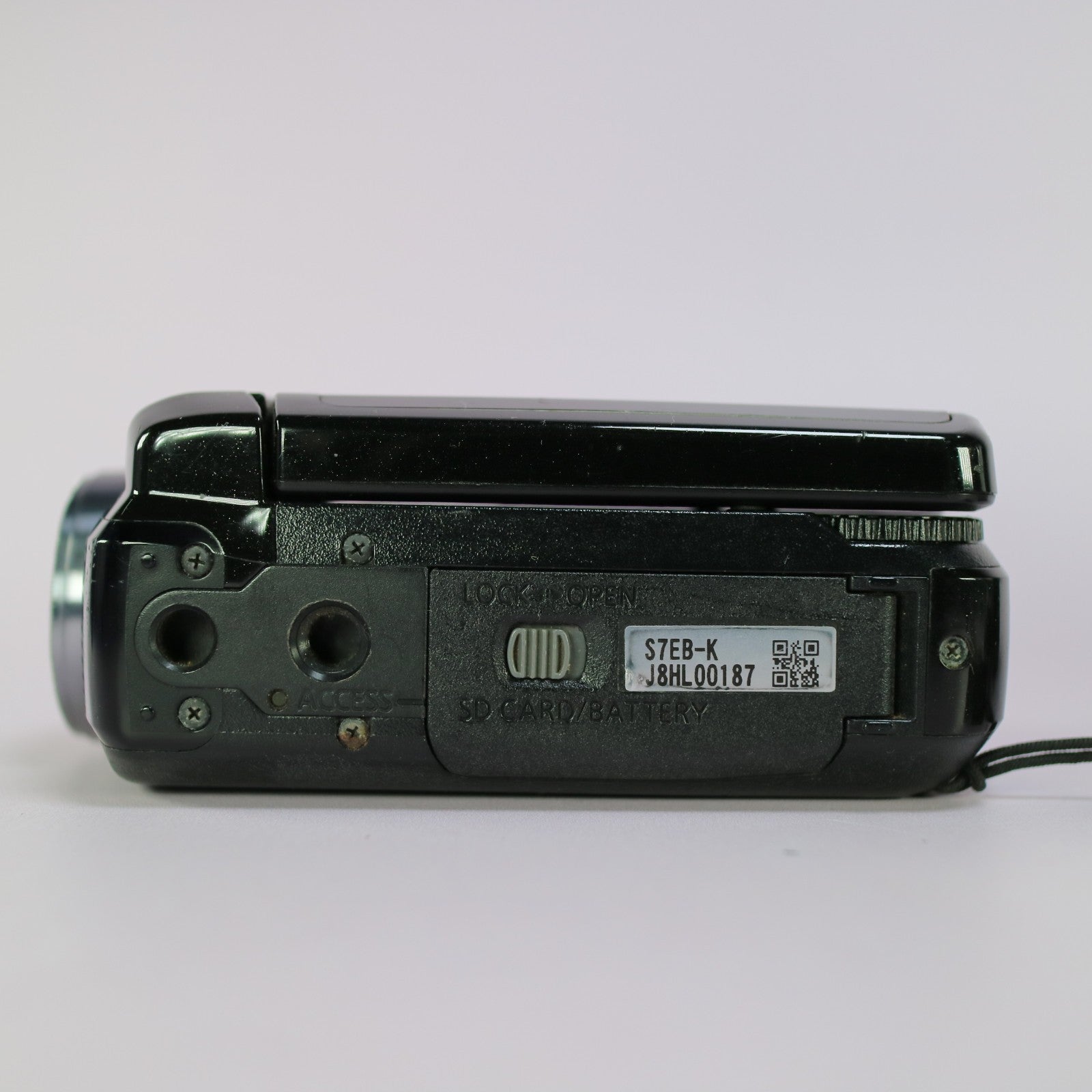 Panasonic SDR-S7 Handheld Digital Camcorder Black Tested Full Working Set