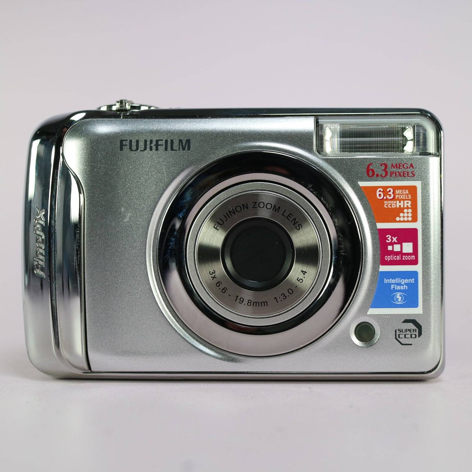 Fujifilm Digital Camera FinePix A610 6.3MP Silver Tested