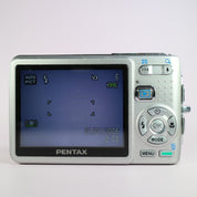 Pentax Digital Camera Optio A20 10.0MP Silver Tested Full Working Set