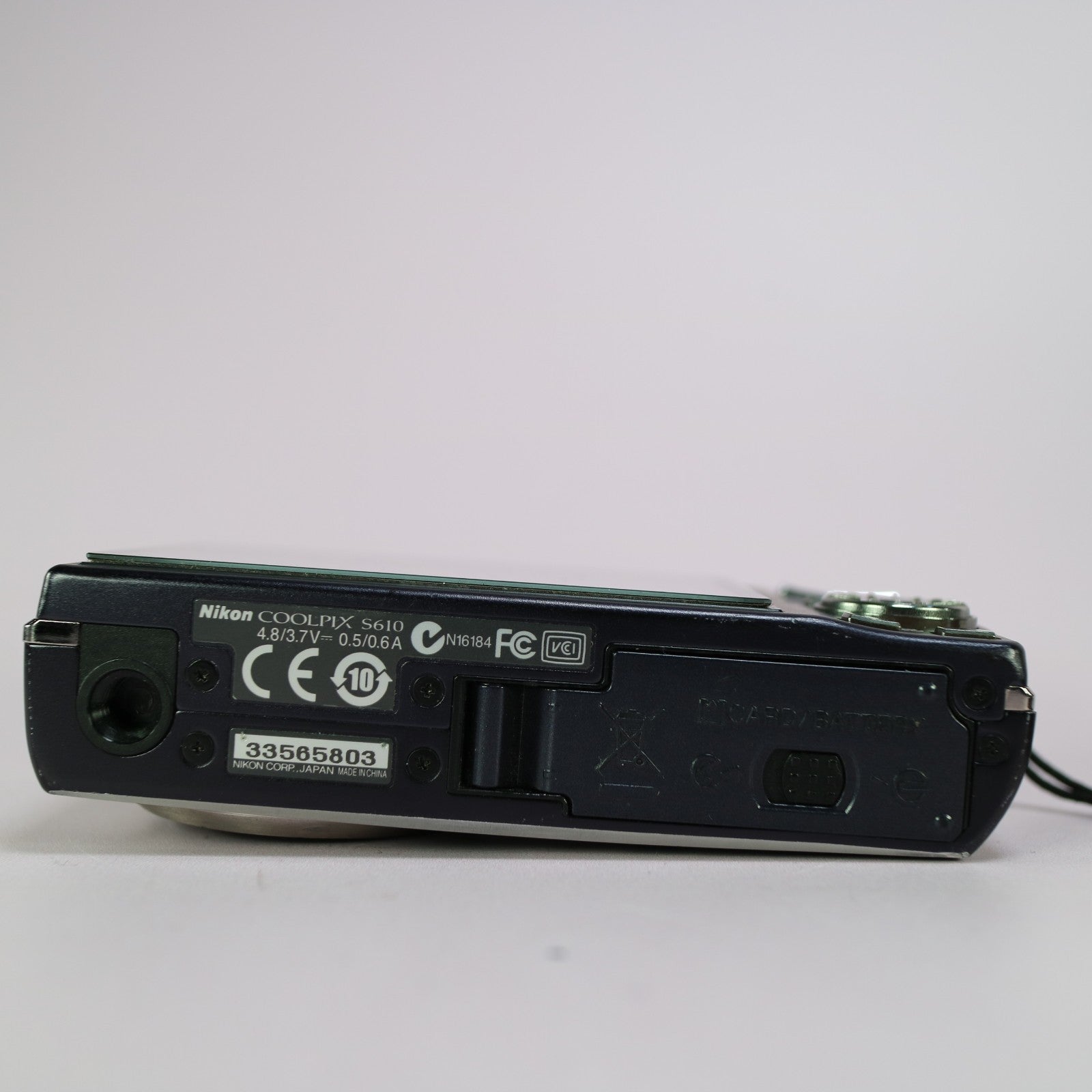 Nikon Digital Camera Coolpix S610 10.0MP Black Tested Full Working Set - Mint