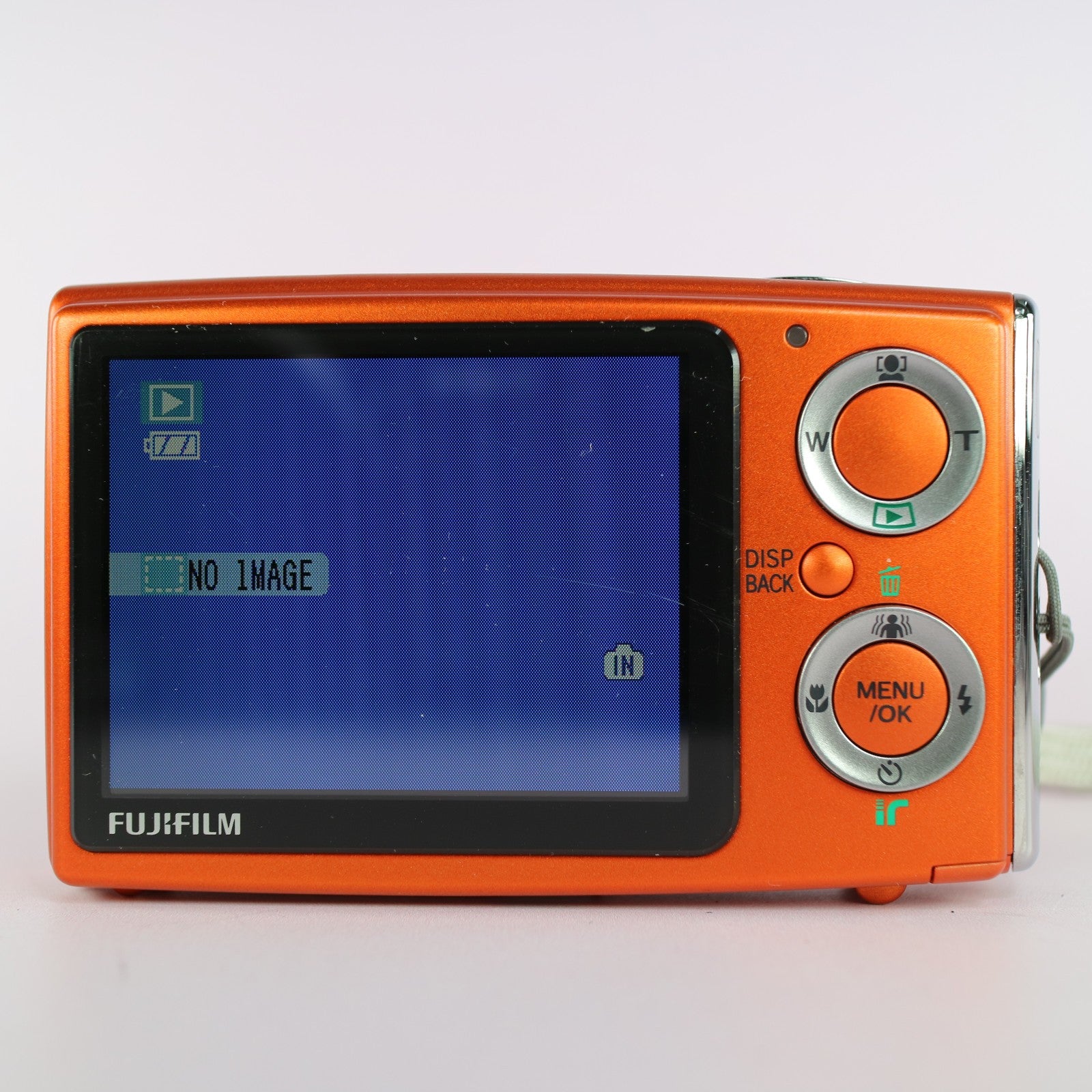 Fujifilm Digital Camera FinePix Z10fd 7.2MP Orange Tested Full Working Set